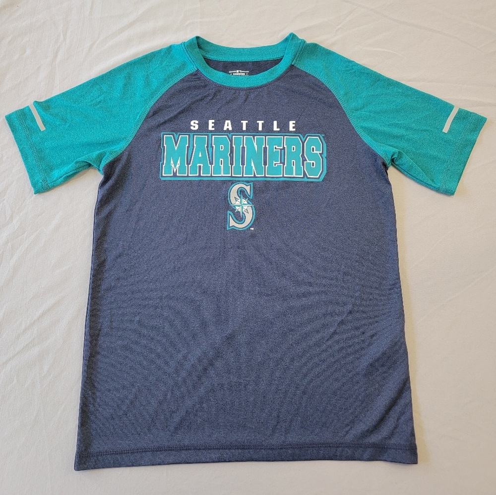 Seattle Mariners Kids Shirt - Blue and Teal